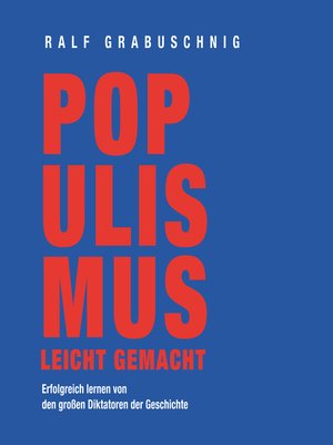 cover image of Populismus leicht gemacht